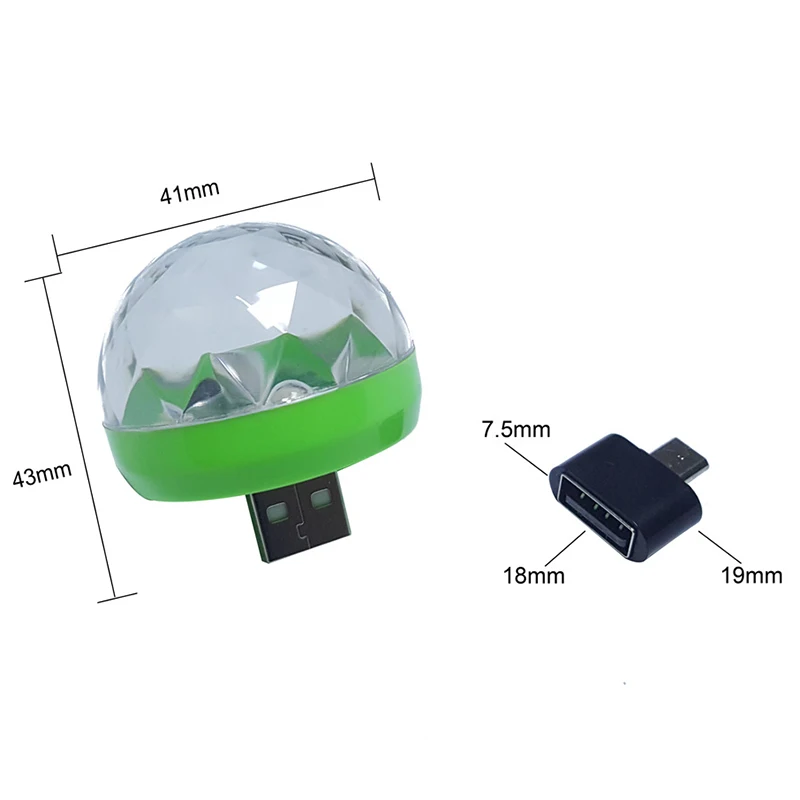 Litwod Z20 Mobile USB свет этапа мини led хрустальный магический шар небольшой огни