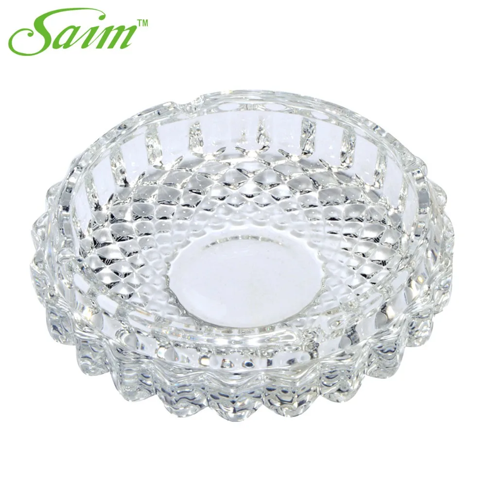Ashtray,Glass Ashtray For Outdoor And Outside Decorative (Diameter 5.1