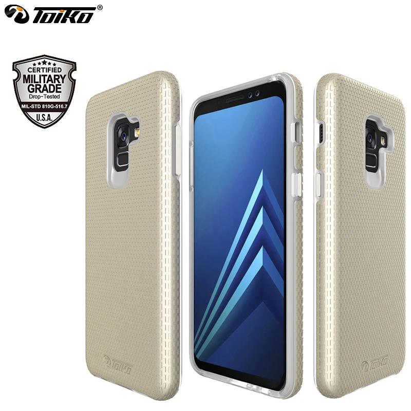 

TOIKO X Guard 2 in 1 Hybrid Cases for Samsung Galaxy A8 2018 Back Cover A530 SM-A530F 2018 Dual Layer PC TPU Mobile Phone Shell