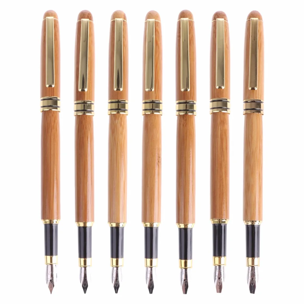 Bamboo Calligraphy Art Fountain Pen Chisel pointed Nib 0.7mm 3.0mm