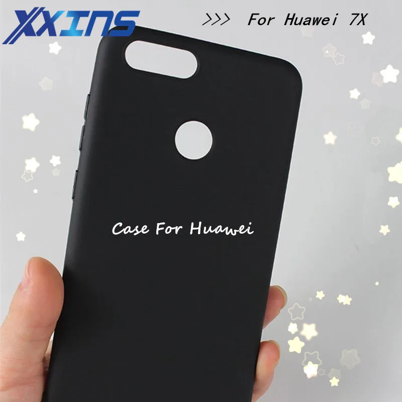 

XXINS Case Matte Candy Silicone Case For Huawei 7X Soft TPU Cover Phone Bag 5.93inch Ultra-thin Feel Scrub Non-slip