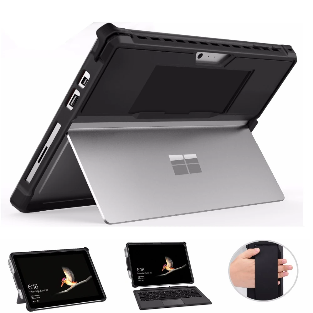 Чехол для microsoft Surface Pro 7 6 Pro 5 4 Pro Pro LTE New Pro 12,3 Защитный Прочный чехол-подставка с держателем для ручек