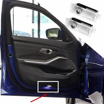 

2pcs led Car Logo Door welcome light For BMW F01 F02 F03 F04 E65 E66 E67 E68 F10 F11 E60 E61 F07 E84 E89 projector laser lights