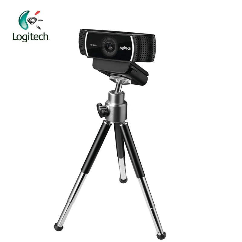 Logitech C922 Full HD 1080P Веб-камера 720P at 60FP Встроенный микрофон Запись видео вызова фоновый переключатель поддержка официального осмотра