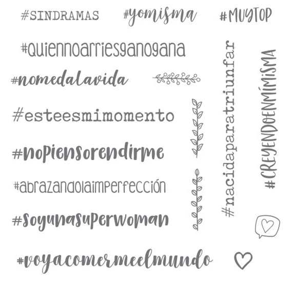 

Spanish stamp Clear Stamp for Scrapbooking Transparent Silicone Rubber DIY Photo Album Decor 104