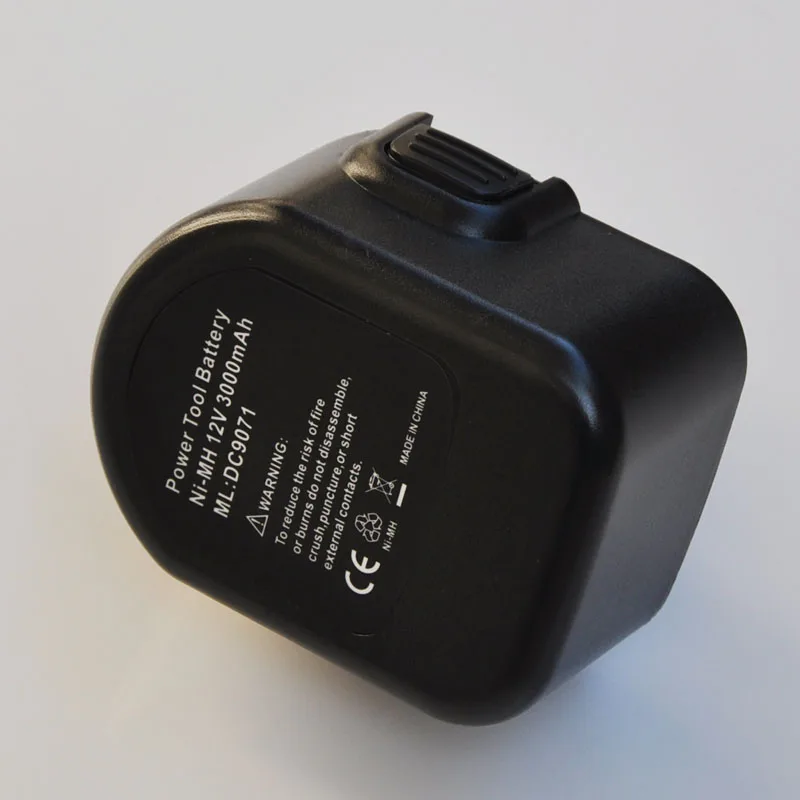 США 12 В 3.0AH Перезаряжаемые Ni-MH батарея Замена для blackdecker аккумуляторная электрическая дрель шуруповерт BL1013 CD1200 CD1202GK