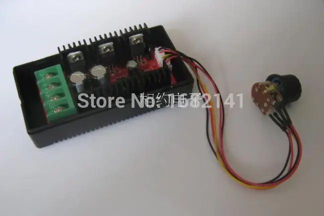 

HOO PWM DC Motor Speed controller 12V 24V 36V 40V 50V 40A 2000W Adjustable Regulator with extenal switch