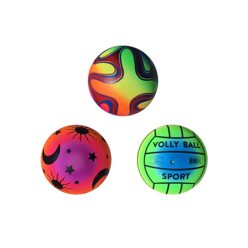 3 шт. утолщенной радужные шары инфляции пляжные спортивные игры мяч Kickball гандбол игрушка для внутреннего Открытый площадка деятельности