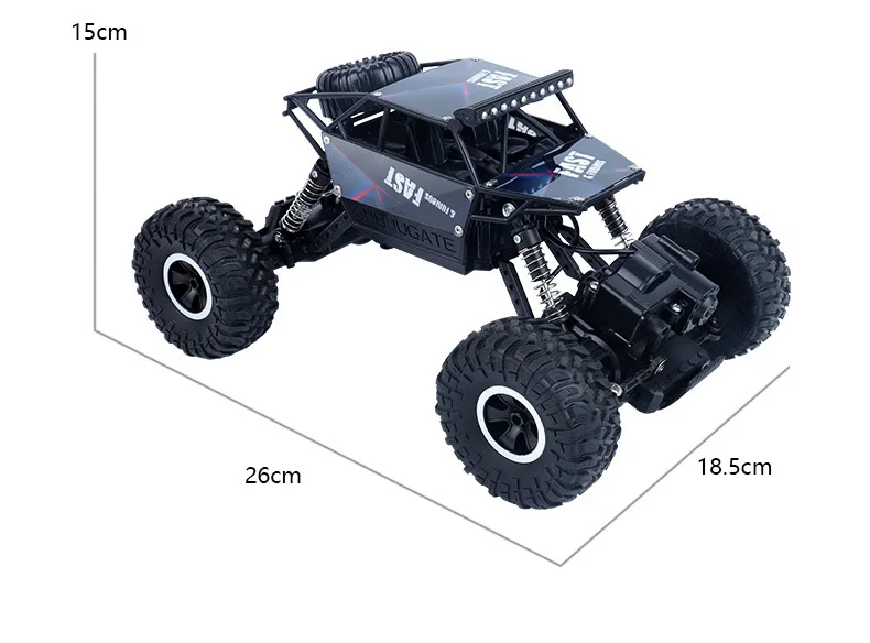 1:16 внедорожный пульт дистанционного управления автомобиль четырехколесный привод восхождение автомобиль 2,4 г пульт дистанционного управления игрушечный автомобиль детские игрушки