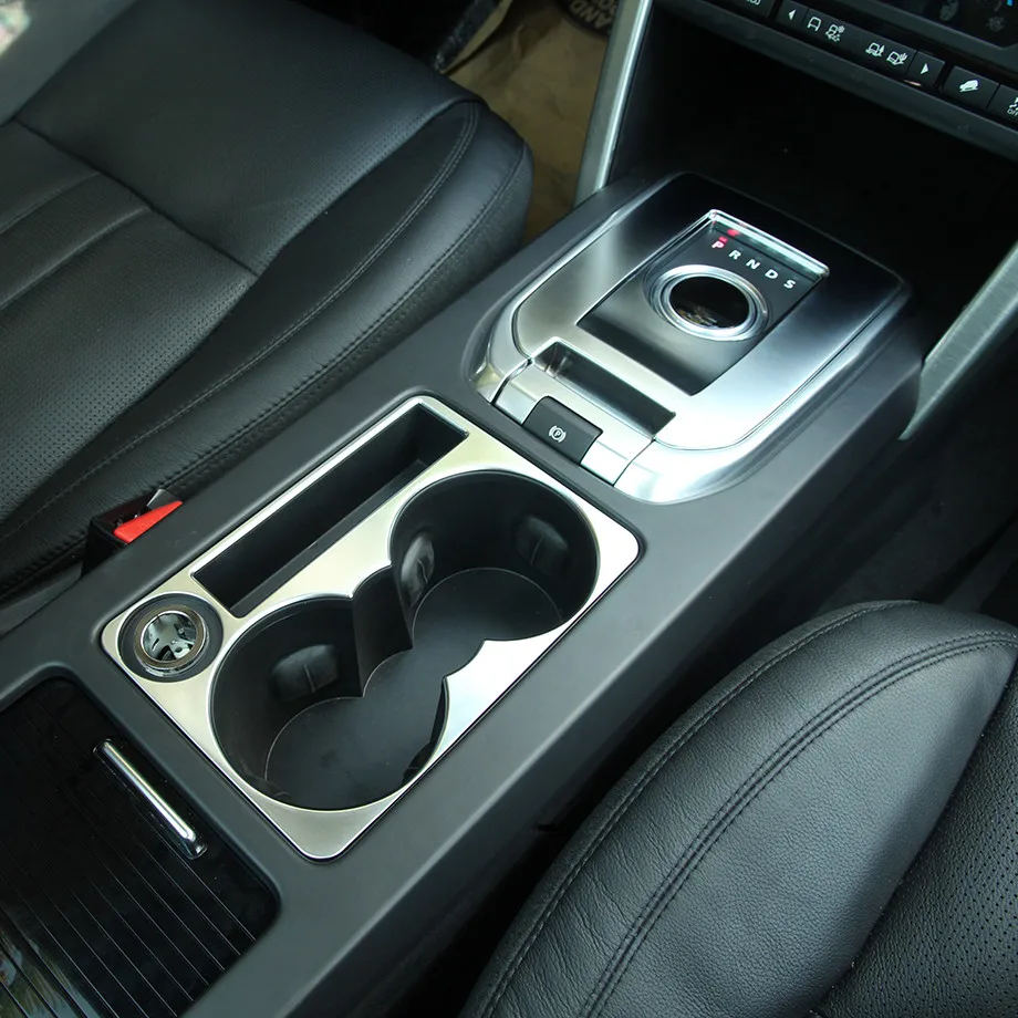 Автомобильный интерьер ABS хромированные аксессуары декоративная рамка для Land Rover Discovery Sport подстаканник накладка