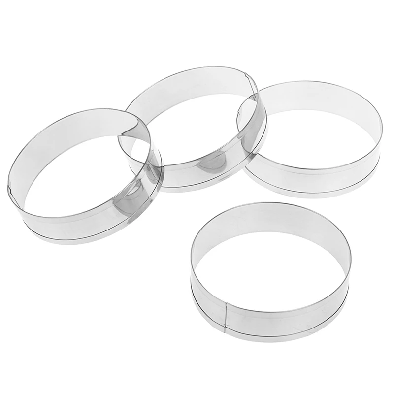 

fox run english muffin rings 4pc set - egg pancake biscuit crumpet cutter