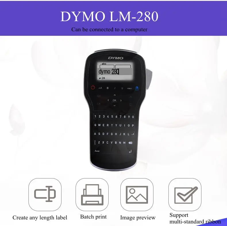 Label Machine For Dymo Lm-280 Chinese And English Handheld ...