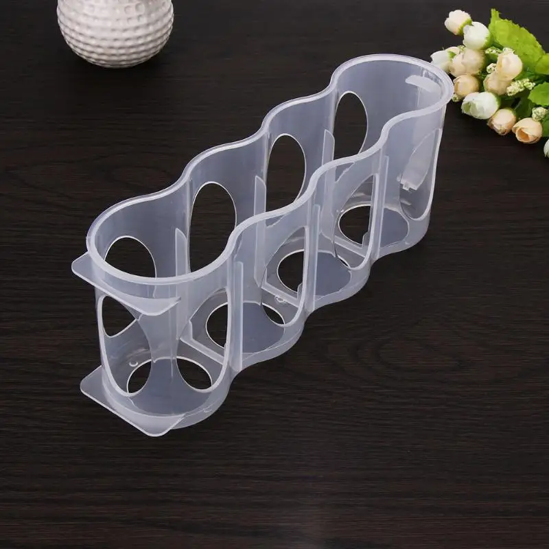 4 Holes Durable Beer Soda Coke Drink Can Storage Box Fridge Drink Bottle Holder Refrigeration Kitchen Organizer Food Container