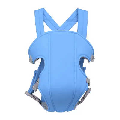 Детские регулируемые переноски хлопок Младенцы передний рюкзак переноски ребенка 3 в 1 Многофункциональный Безопасный слинг уход за ребенком продукт Перевозчик - Цвет: Blue