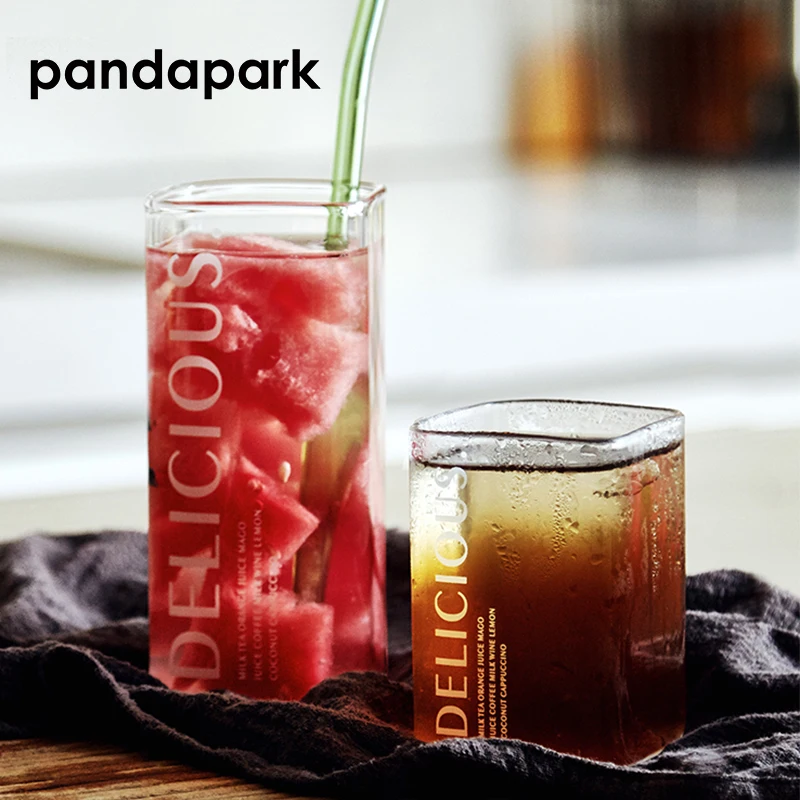 Новинка 2018 креативная квадратная кружка Pandapark для холодных напитков модный бокал