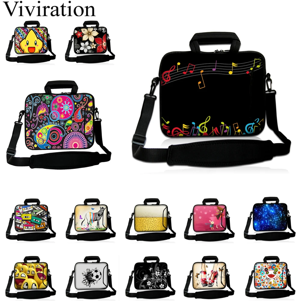 

10" Tablet 10.1 12 13.3 13 14 15.6 15.4 17 Notebook Shoulder Bags Chromebook Netbook Portable Messenger Bag 15" Laptop Briefcase