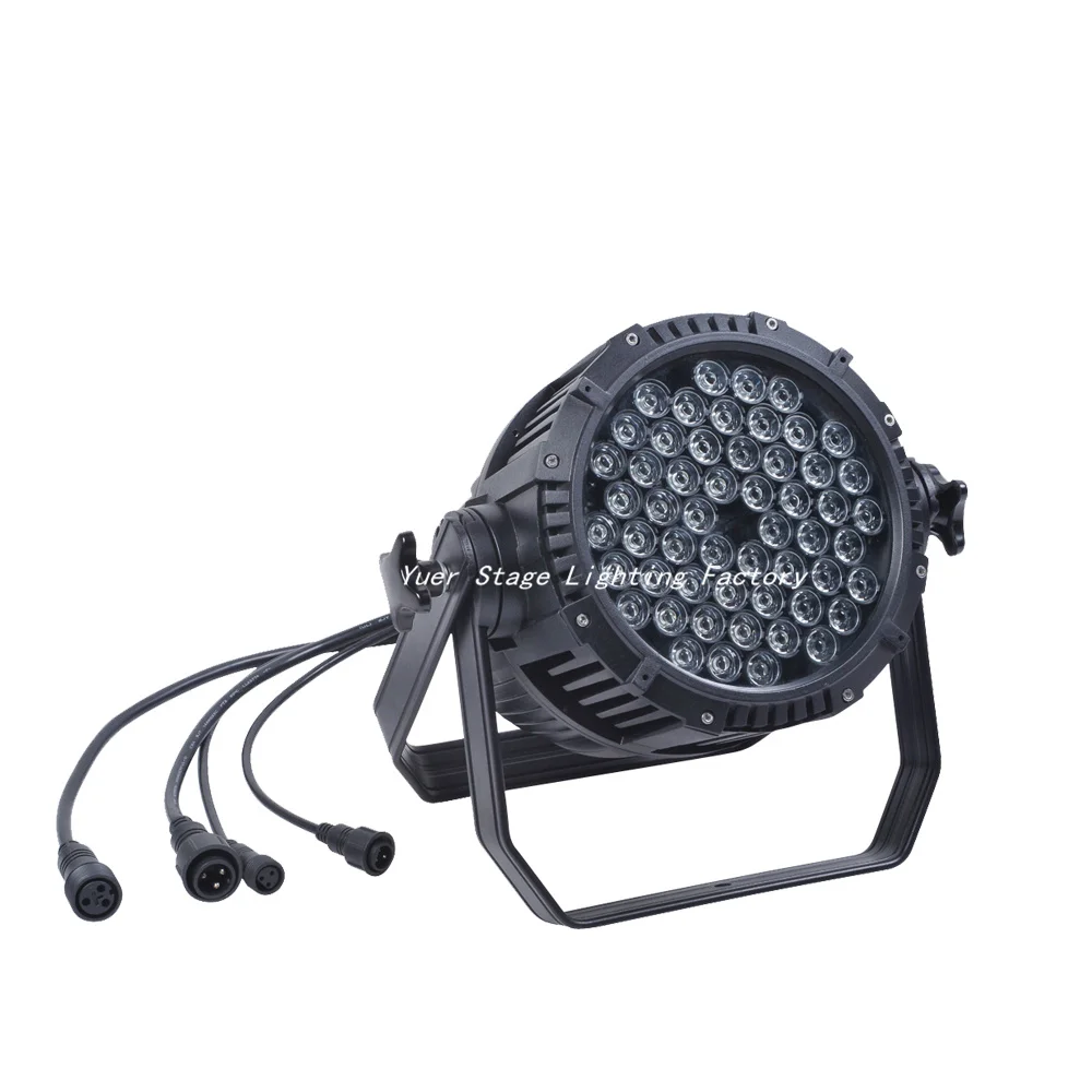 8 шт./лот LED Flat Par 54x3 Вт RGB цветное освещение стробоскоп DMX для атмосферы дискотеки DJ