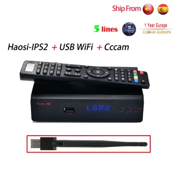 

Best HD IPTV Box IPS2 DVB S2 TV Receiver 1 Year Europe Clines USB WIFI Support IPTV 2500+ ChannelsSet Top Box Satellite Receiver