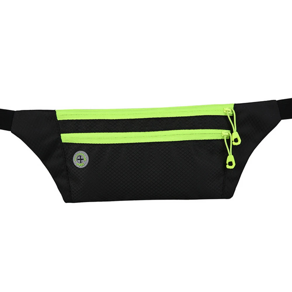 

Waterproof Running Waist Pouch Belt Bag Sport Women Pocket Fashion Fluorescent Purse Phone Pack Headphone Hole Camping Hiking 40