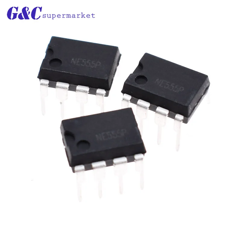 10 шт. NE555P NE555 DIP 8 одиночный биполярный таймер IC заводская цена BSG|Интегральные