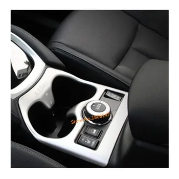 

car body cover ABS inner middle Shift Stall Paddle cup switch knob frame 1pcs For Nissan X-trail xtrail T32/Rogue 2014 2015 2016