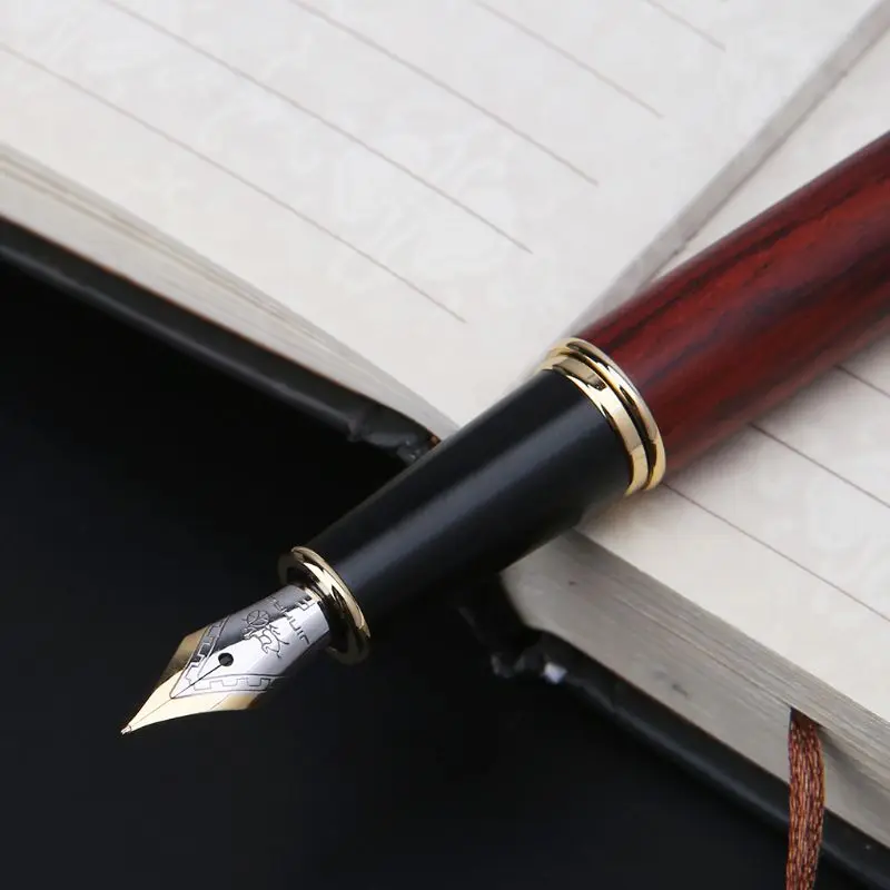 Jinhao 8802 Ретро мода авторучка бизнес студента 0,5 мм дополнительный тонкий наконечник каллиграфия офисная поставка пишущий инструмент