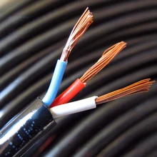 Полиуретановый провод из ТПУ 3 ядра 1 квадратный 3x1 водонепроницаемый маслонепроницаемый антифриз антикоррозионный радиационный кабель для кислоты и щелочи