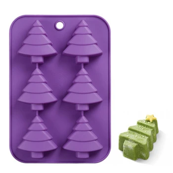 

3D Christmas Tree Shape Silicone Soap Mold Handwork DIY Pudding Jelly Mold High Quality Kitchen Accessories Easy Clean Durable