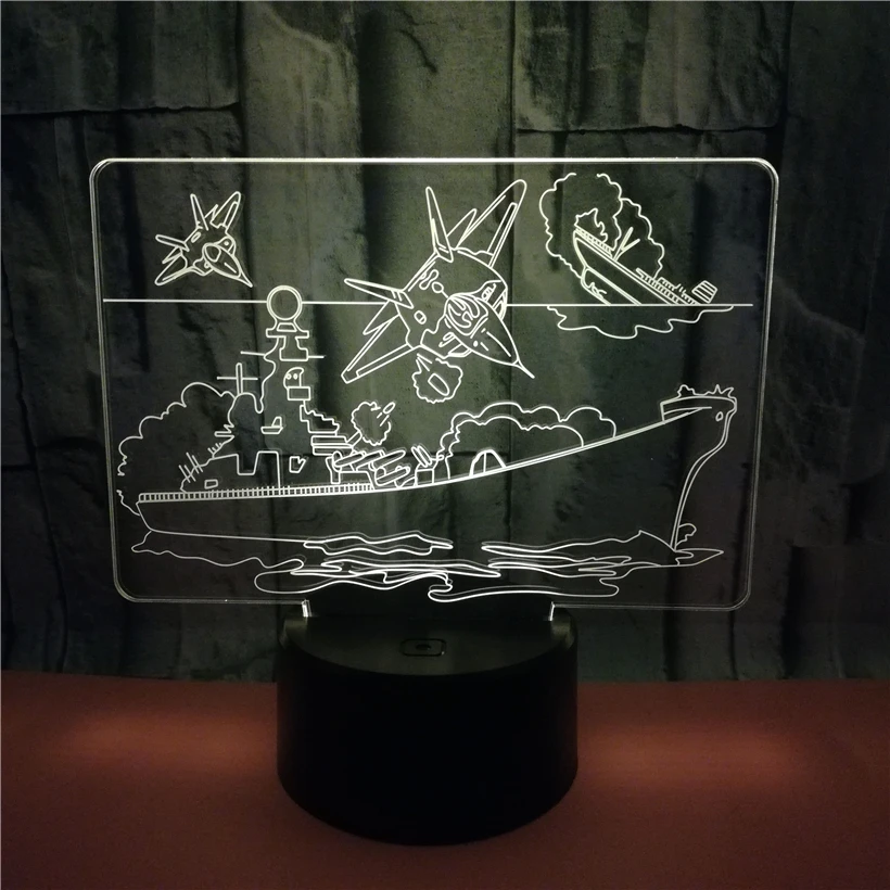 boat 3D night light (1)
