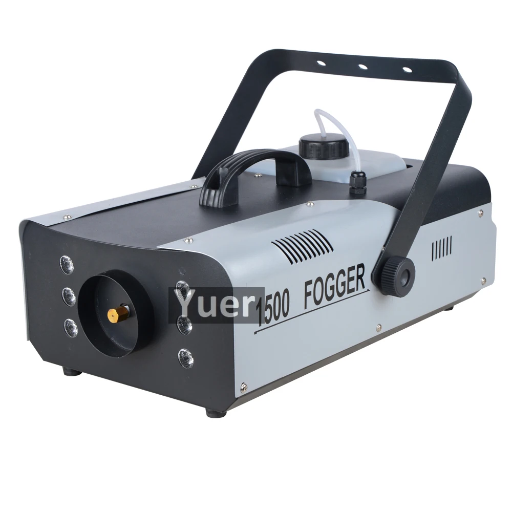 1500W LED Fog Machine With 6Pcs LED RGB 3IN1 Lamp Smoke Machine DJ Disco Wedding Stage Party Effect Lighting Fog Mist Machine