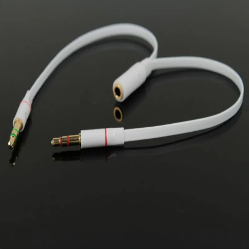 

ZUCZUG Hot New Design High Quality Y-Splitter 1 Female to 2 Male 3.5mm Mic Stereo Audio Adapter Audio Drop Shipping
