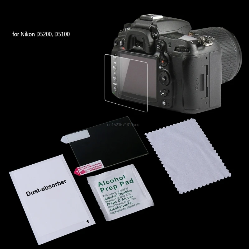 Новое закаленное стекло камеры ЖК-экран протектор Защитная пленка для Nikon D5200