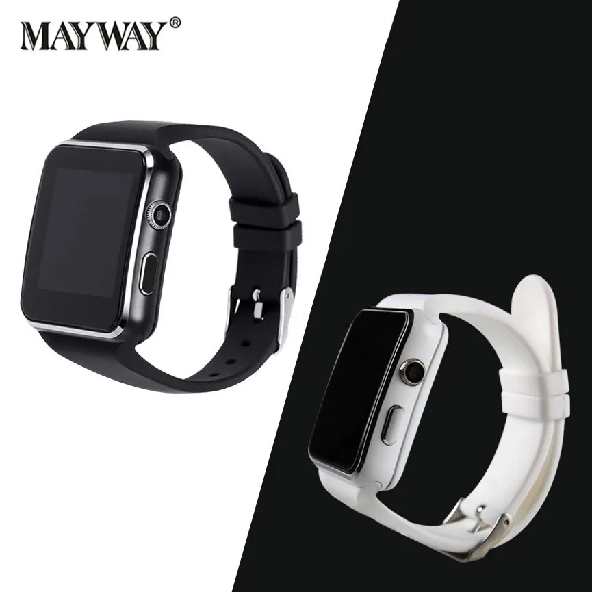 

Bluetooth Smart Watch Wristwatch with Camera Pedometer for Android IOS iPhone Samsung Phones GSM SIM TF Card Messages Call