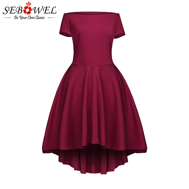 Burgundy-All-The-Rage-Skater-Dress-LC61346-3-8 