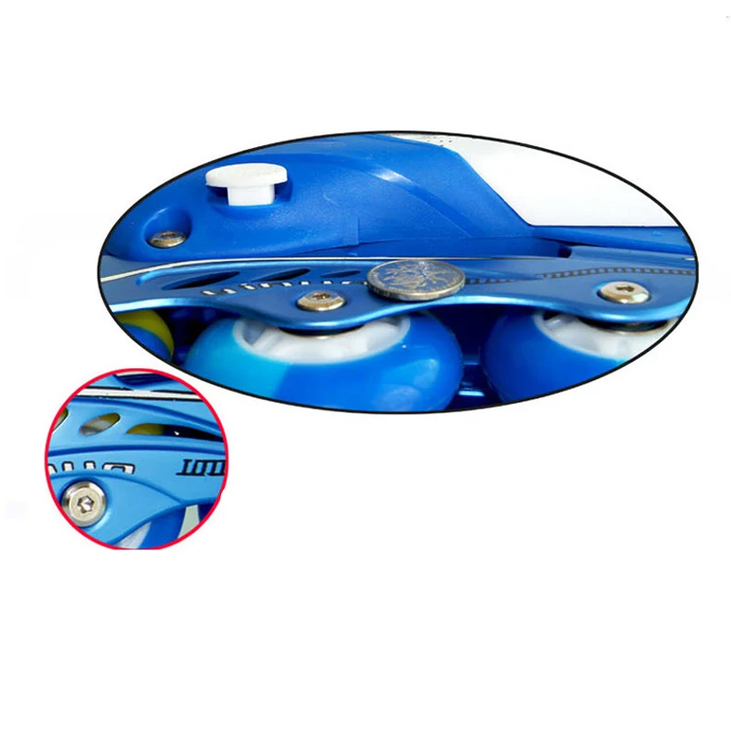 الأسطوانة أحذية التزلج مجموعة الأطفال طفل مضمنة تزلج مع خوذة الركبة حامي والعتاد حقيبة قابل للتعديل وامض عجلات Patines IA97