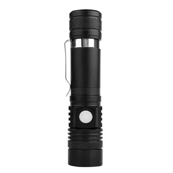 

Super Bright XML-T6 LED Flashlight Zoomable 3 Modes High Light- Low Light- Flas USB Rechargeable Torch Lamp Portable Lighting