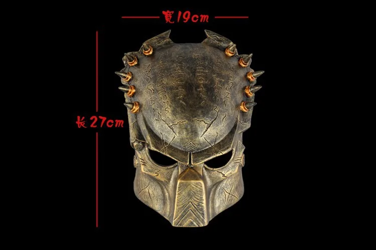 Alien VS Predator Warrior Deluxe Movie Alien Mask забавные страшные маски хищника для взрослых Карнавальный маскарадный костюм на Хэллоуин