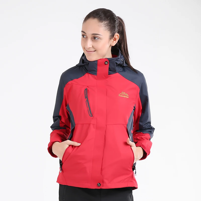 Vrouwen jassen 3 in 1 Outdoor Sport Windjack Camping Jassen Herfst Winter Warm Houden Winddicht Lady Wandelen Jassen Vrouwen jassen 3 in 1 Outdoor Sport Windjack Camping Jassen Herfst Winter Warm Houden Winddicht Lady Wandelen Jassen