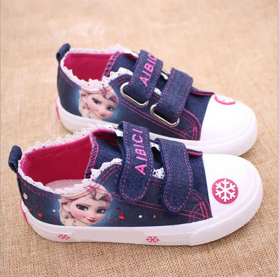 

Boys canvas girls children shoes tenis baby kids trainer elsa anna good quality Sport cartoon fashion beauty kids sneakers