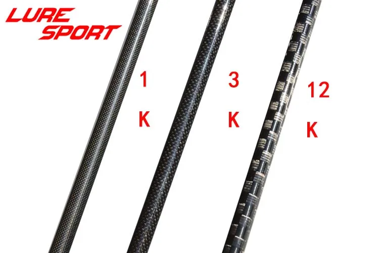 LureSport 3 м 2 секции 12 к тканые Toray карбоновые пустые стержни строительный компонент для серфинга лодка ремонт стержней DIY аксессуары