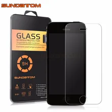 Sundatom ультратонкий округлые края 2.5D высокое качество закаленное стекло экрана для iPhone5 iPhone 5 5S 6 защитная пленка