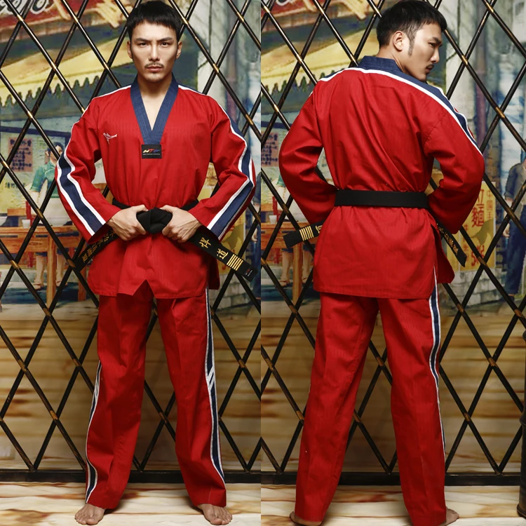 Боевые искусства TKD Tae Kwon Do Корея v образный вырез для карнавалов и тренировок