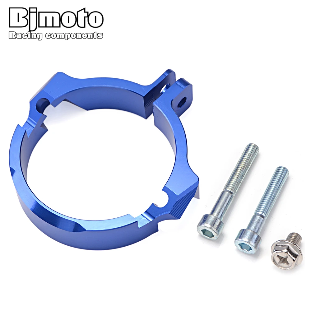 

BJMOTO CNC Exhaust Flange Gurad For Husqvarna TC250 TE250 TE300 TX300 2017 2018 TE310I 2019 Muffler Pipe Clamp Kit Protection