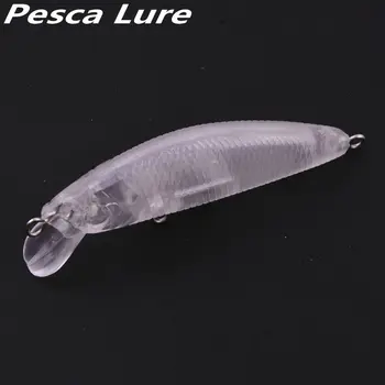 

20PCS Unpainte Minnow Fishing Lure 6.6g 6.8cm Blank Crankbait wobbler Artificial Plastic Hard Bait DIY Lures Fishing Tackle