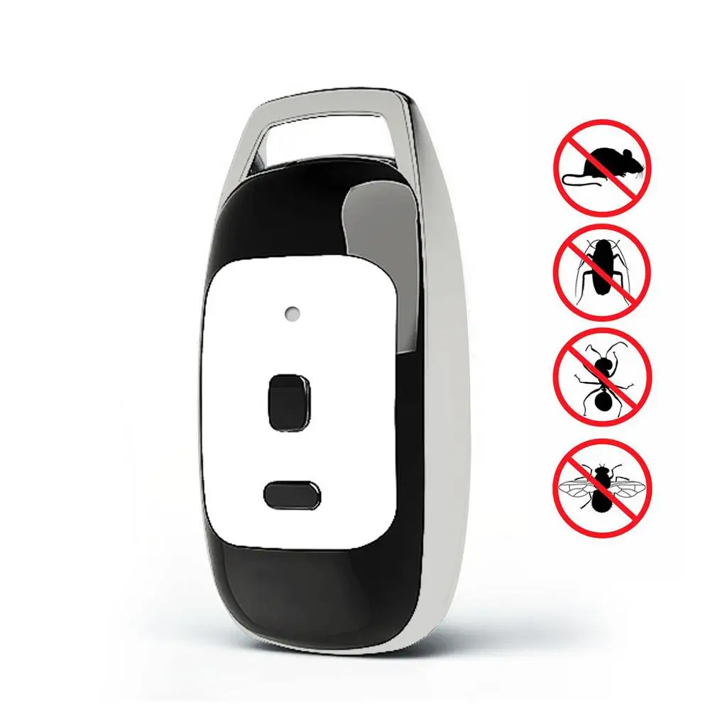

1pc White Electro Magnetic Ultrasonic Electronic Pest Repeller for Lustrating Bug Mosquito Insect Killer Magnetic Repelle 5lp