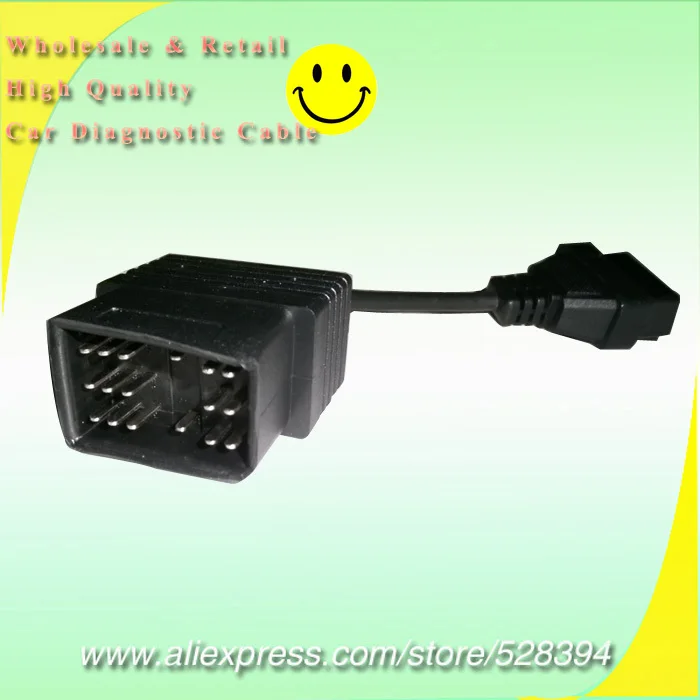 

1pc 15% Off OBD For Toyota 17 Pin To OBD2 16 Pin Car Diagnostic Adapter Connector Cable For Toyota Cars OBDII Scanner