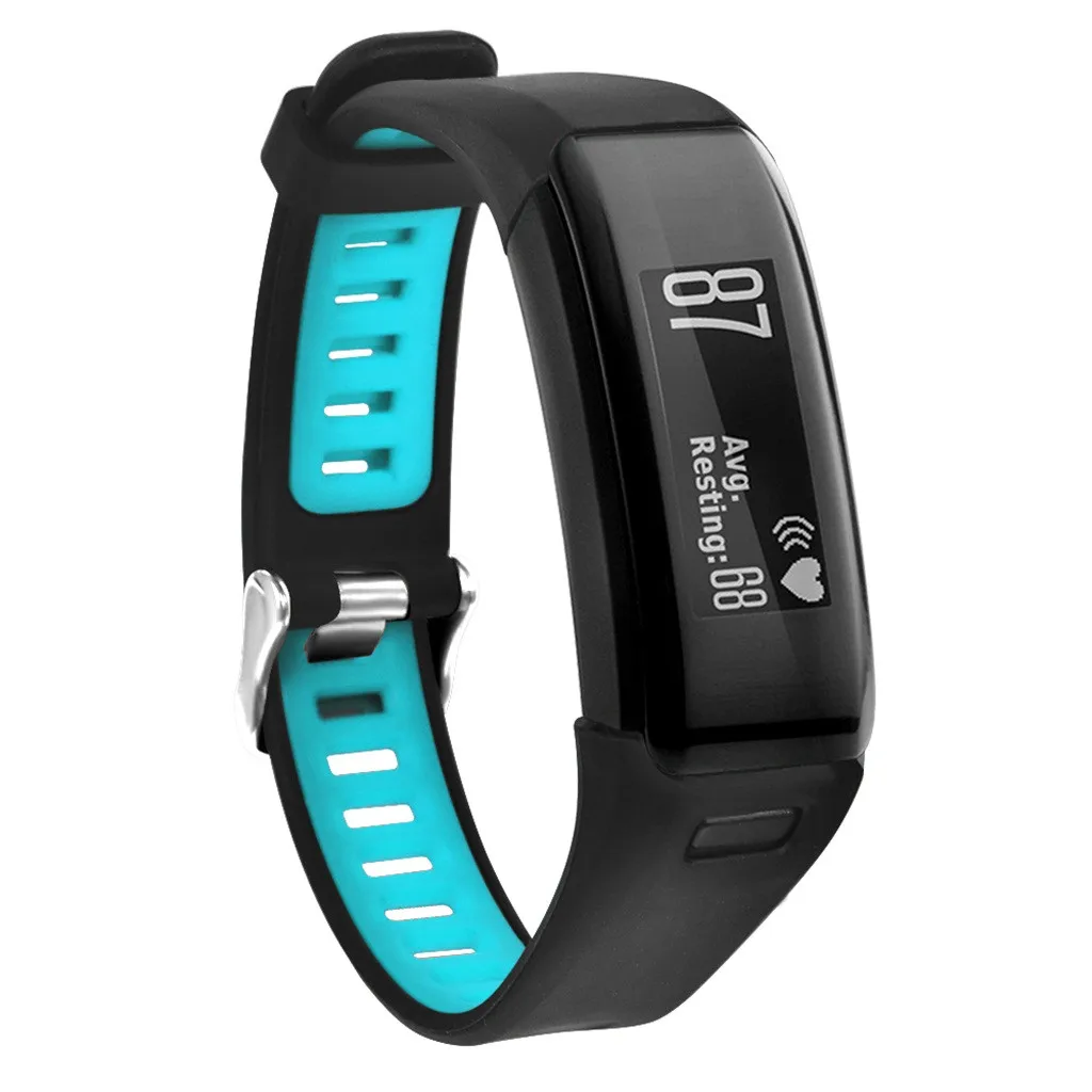 Мягкий силиконовый ремешок для часов Garmin Vivosmart HR спортивный сменный умных