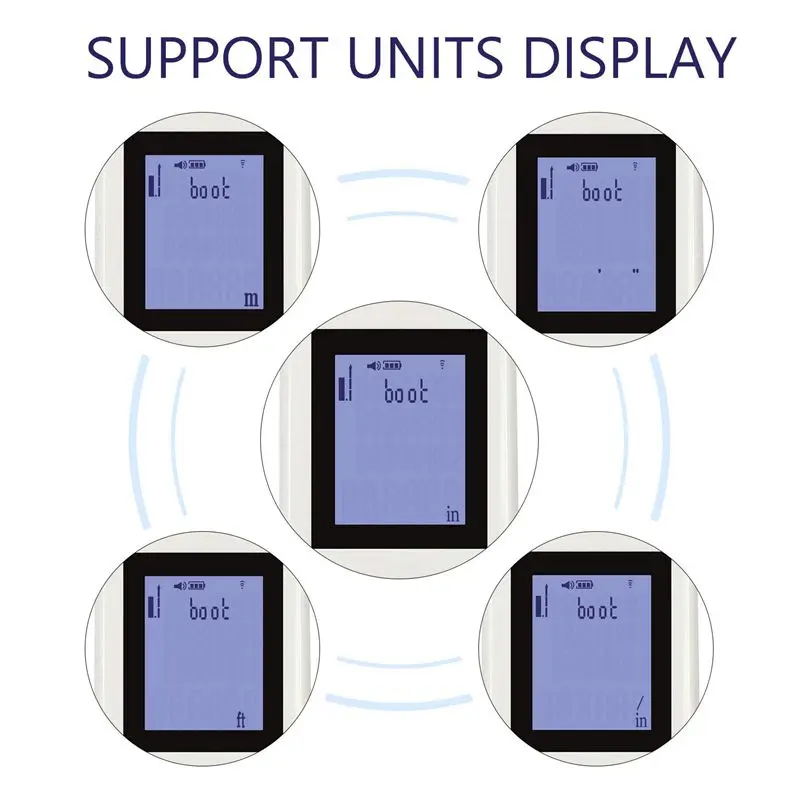 Мини цифровой перезаряжаемый измерительный прибор 98 футов/30 м китайское измерительное устройство для домашнего использования-расстояние, площадь, объем измерения, номер Meas