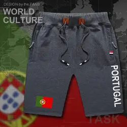 Португалия Мужские шорты пляжные новые мужские пляжные шорты флаг тренировки молния карман пот повседневная одежда флаг PT Portuguesa