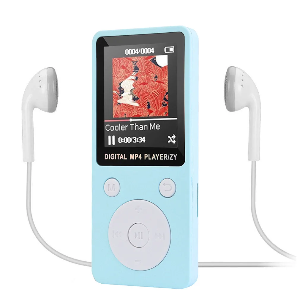 ЖК экран 6 й клип Mp4 плеер FM Радио Видео игры кино Поддержка Micro SD TF Walkman музыкальный